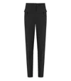 Ganni Straight Twill Lightweight Trousers In Black