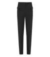 Ganni Straight Twill Lightweight Trousers In Black