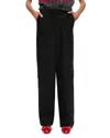 Ganni Twill Suiting Cargo Pants In Black