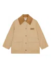Ganni Corduroy-collar Utility Jacket