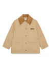 Ganni Corduroy-collar Utility Jacket