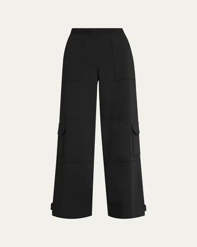Ganni Twill Suiting Cargo Pants