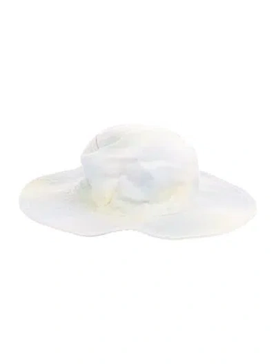 Pre-owned Ganni Tye Dye Bucket Hat W/ Tags In Yellow