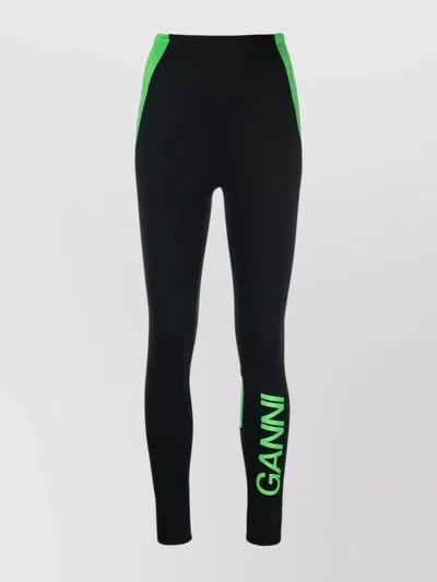 Ganni Black Active Leggings