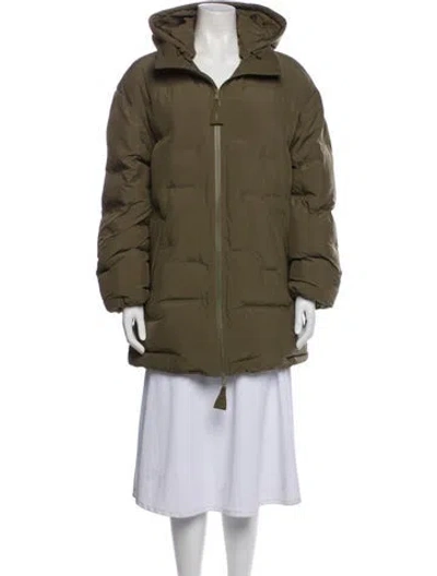 Pre-owned Ganni Utility Jacket In Green