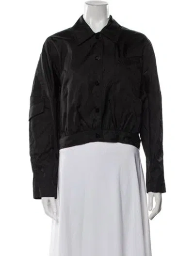 Pre-owned Ganni Utility Jacket W/ Tags In Black