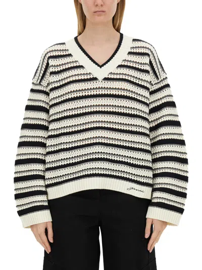 GANNI V-NECK SWEATER