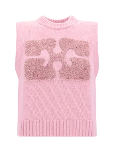 Ganni Sweaters Pink In Fragrant Lilac