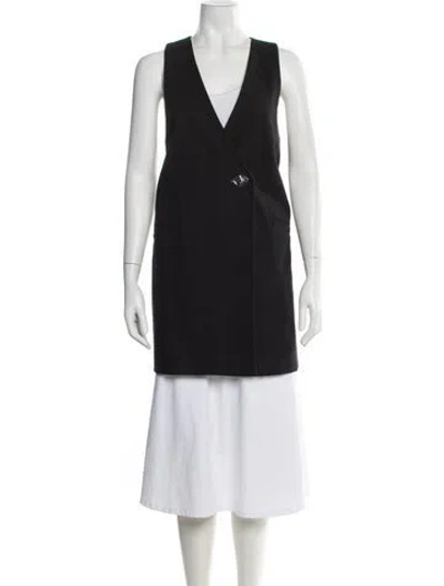 Pre-owned Ganni Vest In Gray