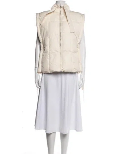 Pre-owned Ganni Vest In Neutrals