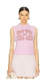 Ganni Weste In Pink