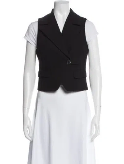 Pre-owned Ganni Vest W/ Tags In Black
