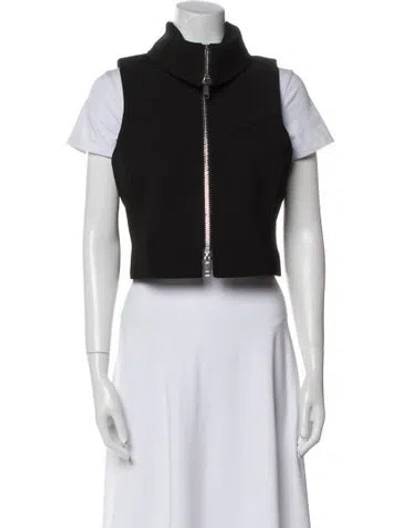 Pre-owned Ganni Vest W/ Tags In Black