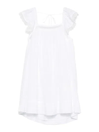 Ganni Vestido Corto - Blanco In White