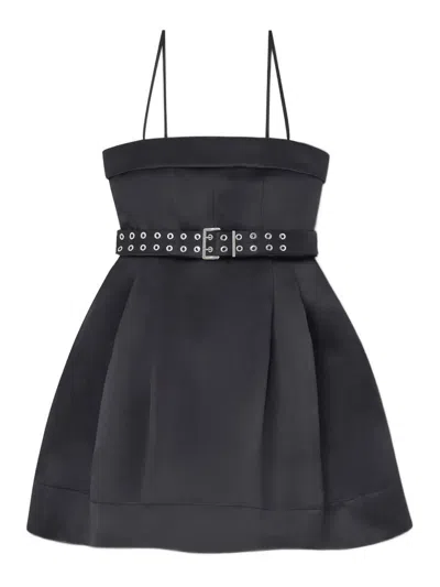 Ganni Vestido Corto - Negro In Black