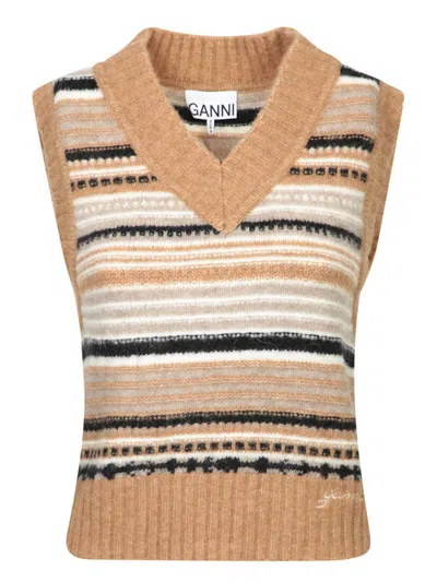 Ganni Vests In Multi