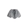 Ganni Vichy Pattern Balloon Miniskirt In Multi
