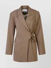 Ganni Double-breasted Blazer With