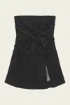 Ganni Strapless Viscose Top For