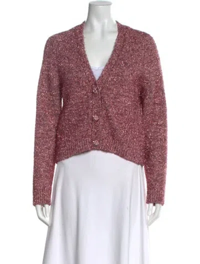 Pre-owned Ganni V-neck Sweater