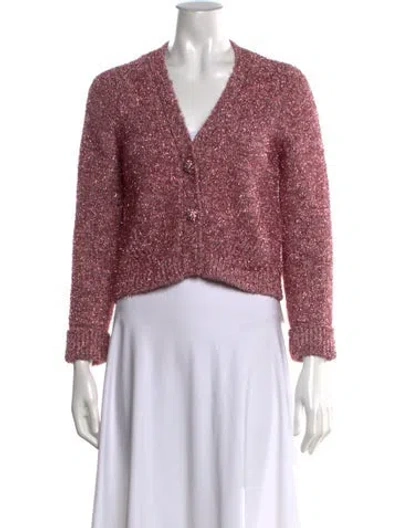 Pre-owned Ganni V-neck Sweater