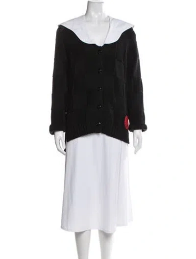 Pre-owned Ganni V-neck Sweater In Multi