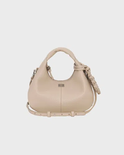 GANNI GANNI BAG HOBO MINI GRAINED