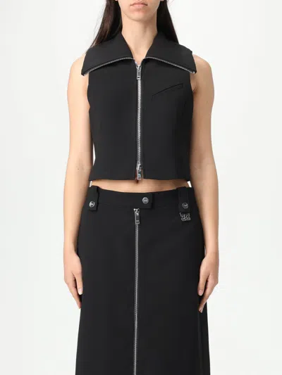 GANNI WAISTCOAT GANNI WOMAN COLOR BLACK,G55165002