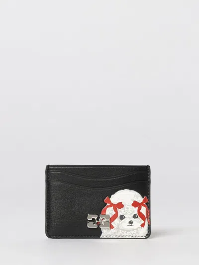 Ganni Wallet Woman  In Black