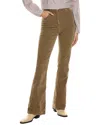 Ganni Brown Washed Corduroy Iry Trousers In Brown