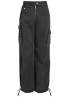 Ganni Women Organic Cotton Cargo Trousers