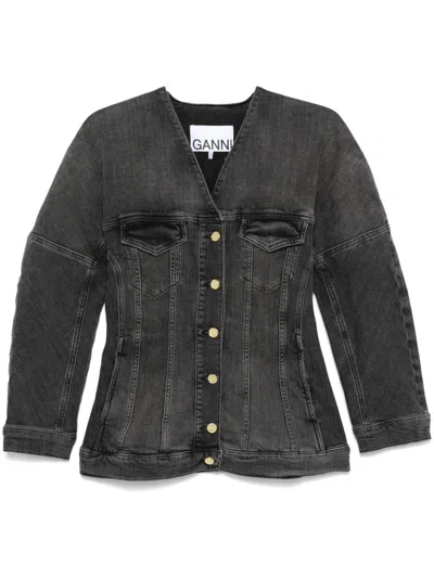 Ganni Coats & Jackets In Black