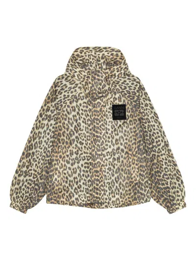 GANNI WATERPROOF JACKET WITH HOOD