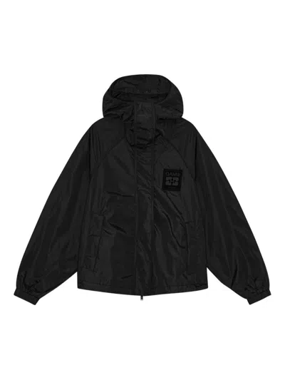 GANNI WATERPROOF JACKET WITH HOOD GANNI
