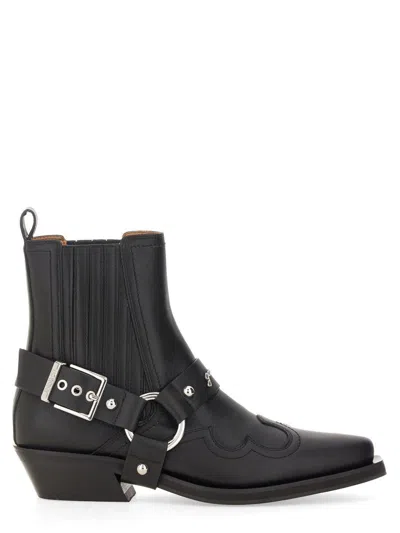GANNI GANNI CHELSEA WESTERN BOOTS