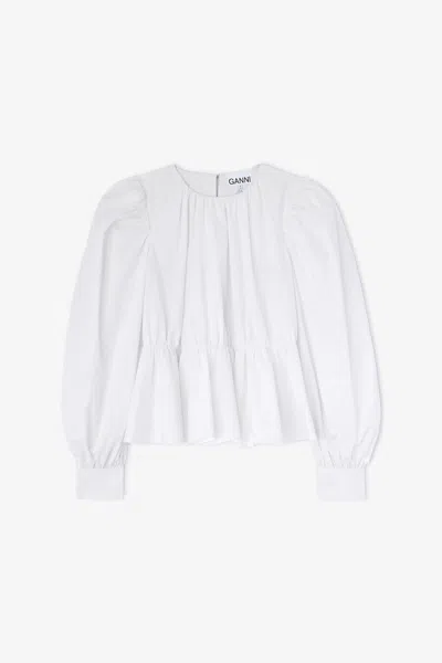 Ganni White Blouse