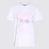 Ganni T-shirt Mit Logo-print In White