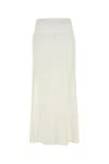 Ganni White Crochet Skirt In White