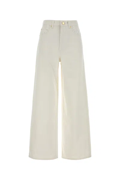 Ganni White Denim Jeans