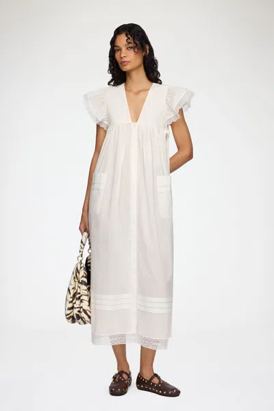 Ganni White Dress