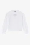 Ganni Essential Basic Long Sleeve In White