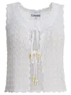 Ganni Maglieria In White