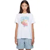 Ganni Womens Bright White Jersey Strawberry Printed Round-neck Cotton-jersey T-shirt In White