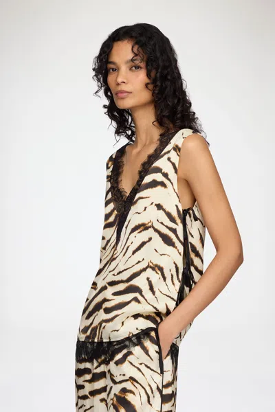 Ganni Top Woman Color White