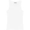 Ganni White Tops - Vests & Tank Tops Women In Multi