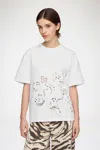 Ganni White T-shirt In White