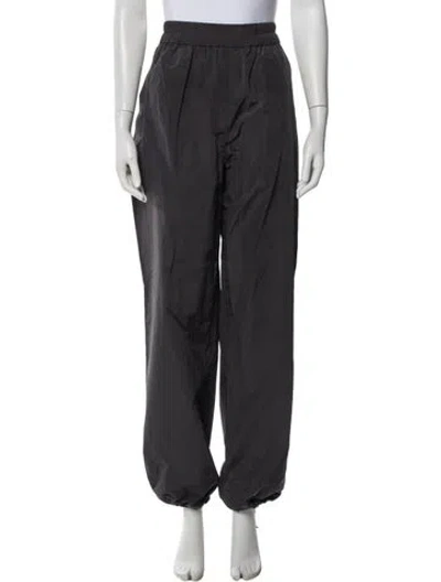 Pre-owned Ganni Wide Leg Pants In Blue