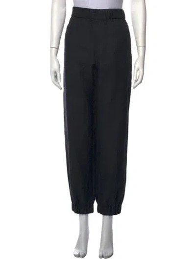 Pre-owned Ganni Wide Leg Pants In Grey