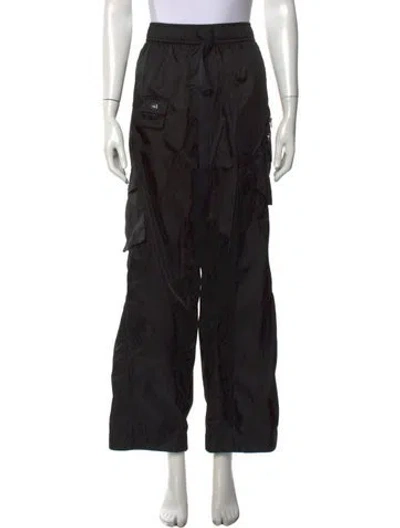 Pre-owned Ganni Wide Leg Pants W/ Tags In Black