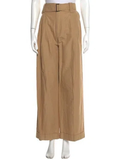 Pre-owned Ganni Wide Leg Pants W/ Tags In Brown